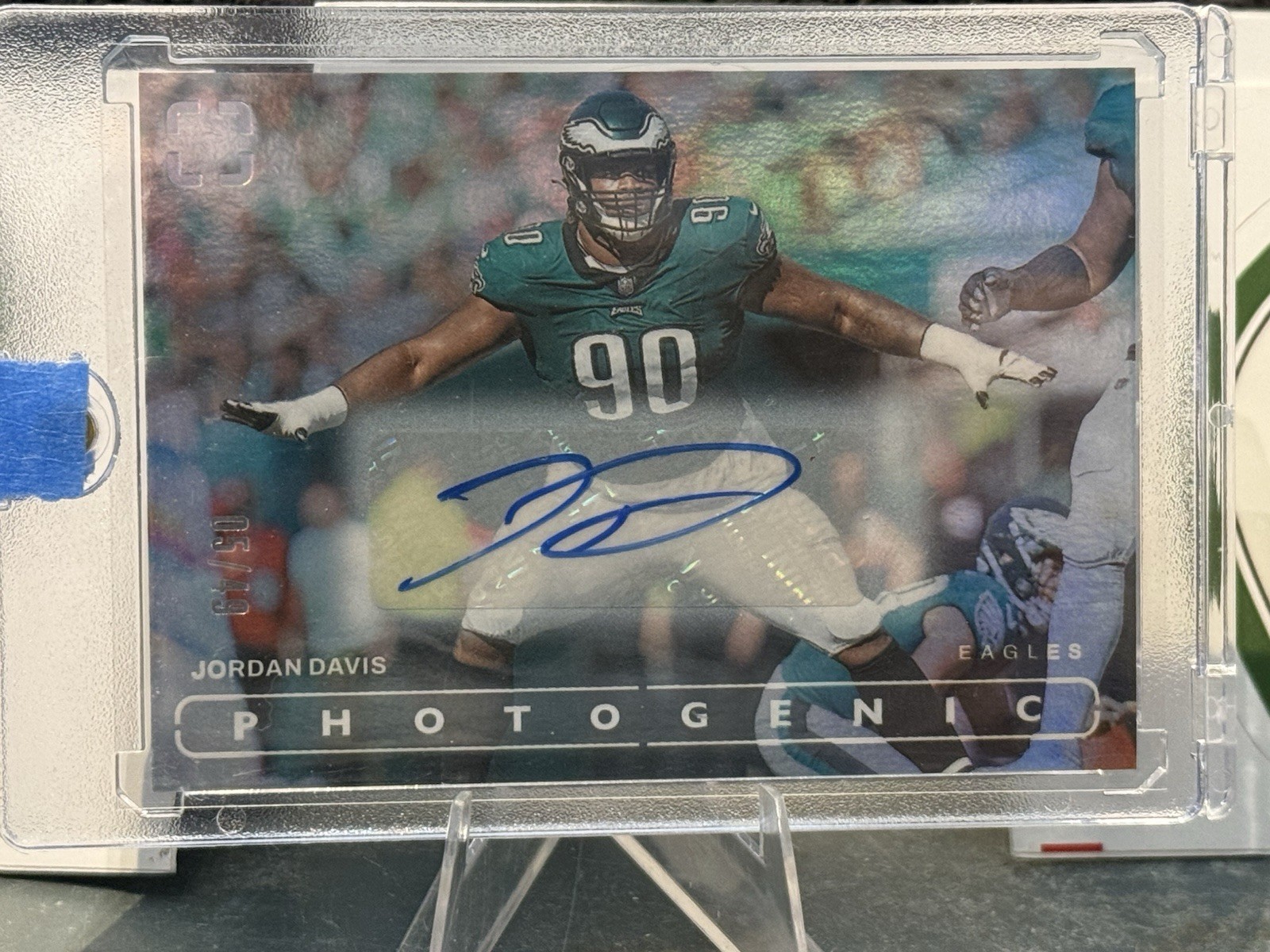 2024 Panini Photogenic Jordan Davis BEAST Silver Autographs /49 EAGLES 🦅🔥 SSP!