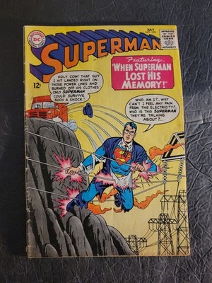 Superman # 178 DC Comics Silver Age Debut of Red/Gold Kryptonite 1965 Key