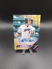2016 Topps Pro Debut Gold Auto Trey Michalczewski 79 PRC Baseball Card /50