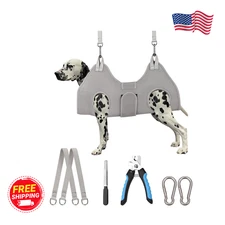 Dog Grooming Hammock,XX-Large Dog Sling for Nail Trimming, Dog Nail Clipper H...
