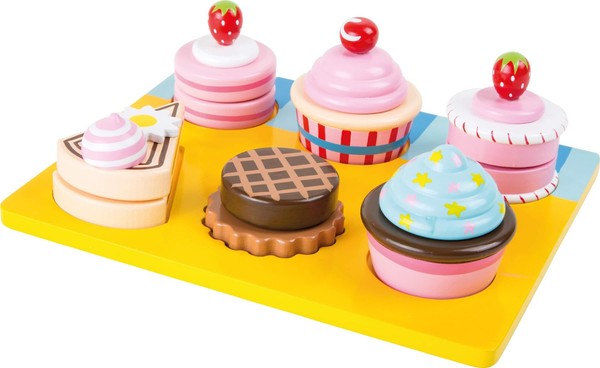Small Foot Schneide Cupcakes Und Torten Aus Holz, Mit Klettverschlus (Us Import)-image