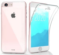 Tri-Max Clear Screen Guard TPU Full Body Wrap Case Cover for iPhone SE 2022/2020