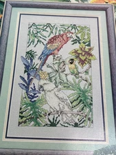 Mike Vickery Tropical Paradise Counted Cross Stitch Pattern Pages from Magazine