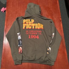 Quentin Tarantino's Pulp Fiction 1994 Hoodie Size Large Rare Color Green