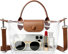 Clear Bag for Stadium Events,Small Clear Purse Crossbody Bags