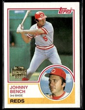2001 Topps Archives #382 Johnny Bench Reds Baseball Card 2002I