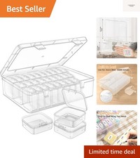 Bead Organizer Box, 31Pcs Small Beads Organizers and Storage Plastic Cases Mi...