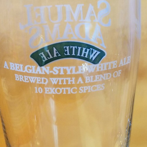 Lot of 2 Samuel Adams White Ale Beer Bar Glasses 16 oz 6 1/2" Tall eBay