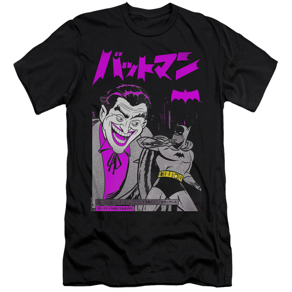 BATMAN JOKER KANJI COVER Licensed Adult Men's Graphic Tee BATMAN JOKER KANJI COVER Licensed Adult Men's Graphic Tee