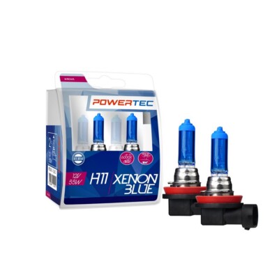 POWERTEC PTZXB11 Glühbirne Set für Auto Xenon Blue H11 12V 55W