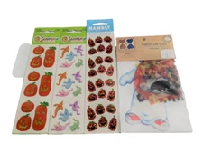 New Vintage Lot of 4 Packs Sandylion & Hambly Halloween Stickers & Die Cuts NIP