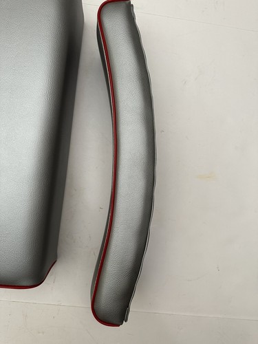 Farmall IHC 140, 240, 300 and Cub Lo boy tractor seat with armreast (Silver) - Picture 17 of 19