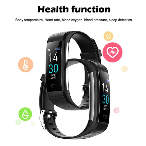 Fitness Activity Tracker Blood Pressure Heart Rate Sport Fitbit Smart Watch - Picture 11 of 12