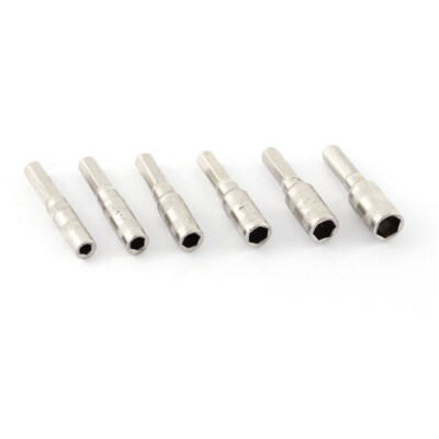 6 Stück H4 Hexagon Schaft 2,5mm 3mm 3,5mm 4mm 4,5mm 5mm 6 Punkte Hex Buchse
