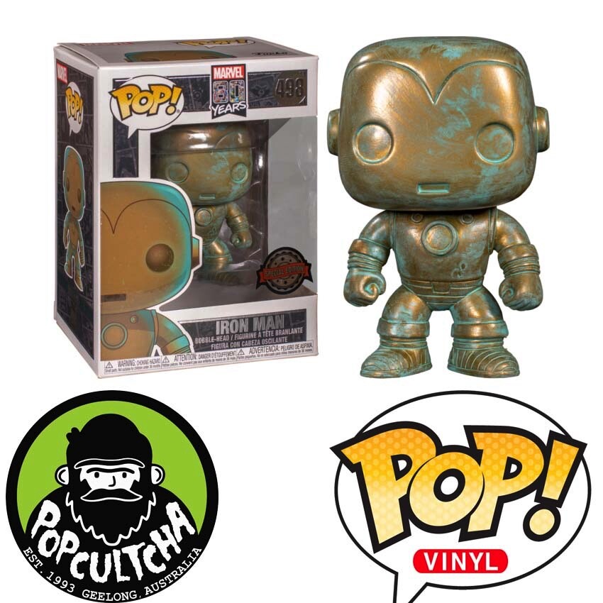 En Oferta The Avengers - Iron Man Patina 80Th Anniversary Pop! Vinyl Figure &Quot;New&Quot;
