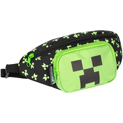 FRINGOO Minecraft Bum Bag for Boys Adjustable Strap Lightweight Funny Pack Waist Bag