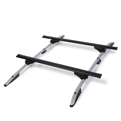 Barre portatutto adatte per Infiniti QX70 dal 2013 + barre portatutto aperte 115 cm nere - Foto 3 di 11
