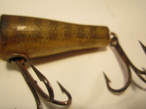 CREEK CHUB PIKE SCALE MIDGET JOINTED PIKIE GLASS EYES NO CUP VERSION 7'' - Picture 6 of 7