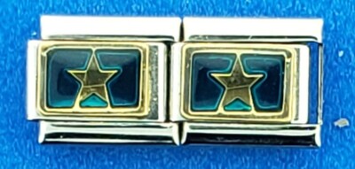 Nomination 18k Gold Star Blue Enamel Charm