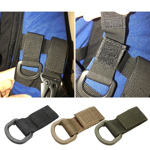 Tactical Molle Plastic Buckle Nylon Belt Backpack Holder Carrier Accessories - Picture 3 of 15