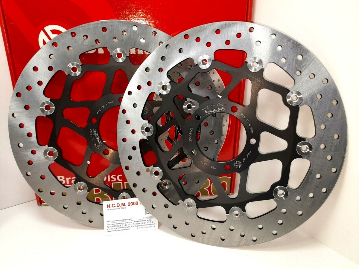 Brembo Front Brake Discs Pair Gold Suzuki 1000 GSX-R R 2017 2018