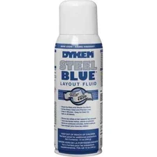 Dykem 80000 Blue Layout Fluid, 12 Ounce Aerosol Can