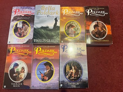 Poldark Books  From The Original 1970s Tv Series  Qty 7 Paperbacks