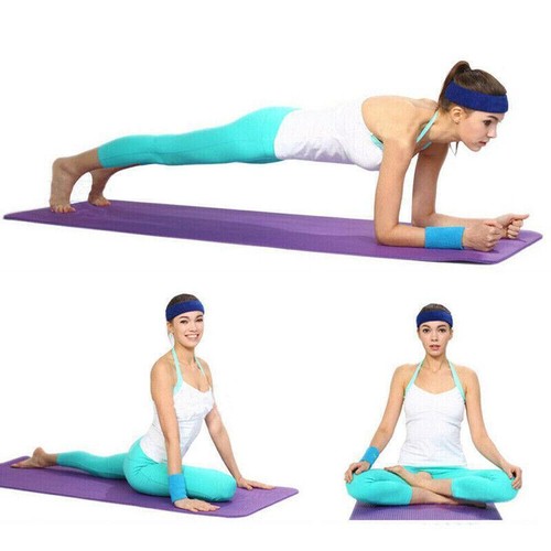 10/15/20MM Thick NBR Yoga Mat Pad Nonslip Exercise Fitness Pilate Gym Mats - Picture 6 of 22