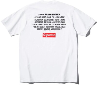 Supreme Play Dead Tee White Men's Size XL Graphic Box Logo T-Shirt