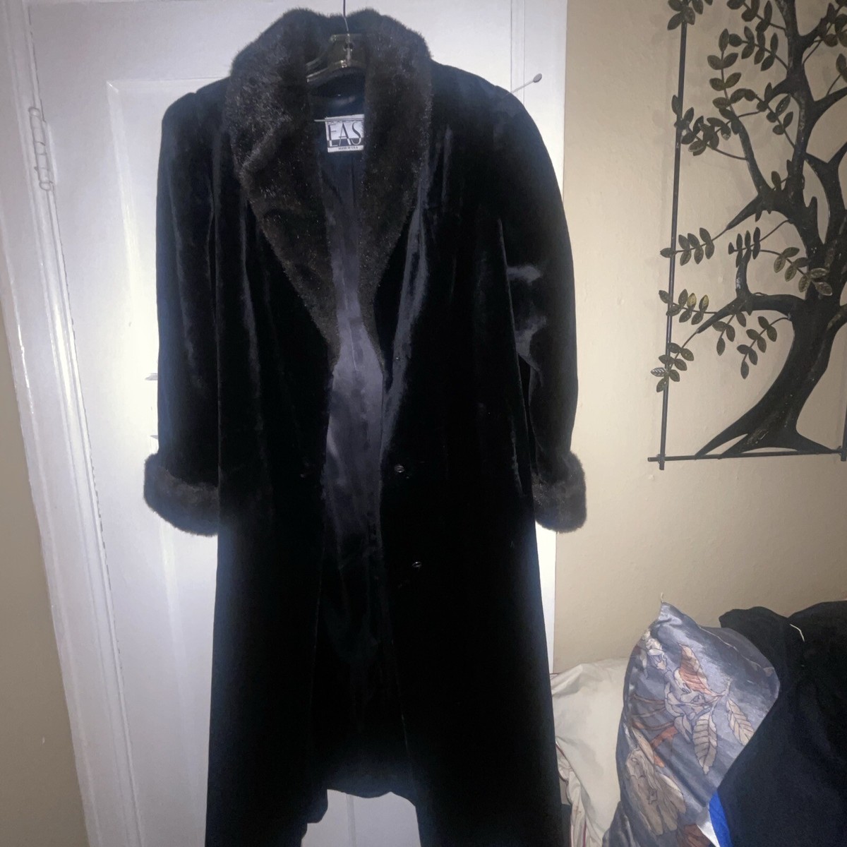 VINTAGE Boulevard East Coat Women's Medium Large Brown Faux VINTAGE Boulevard East Coat Women's Medium Large Brown Faux