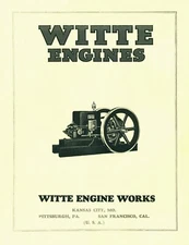 Witte Engine Information 1927 (please read description)