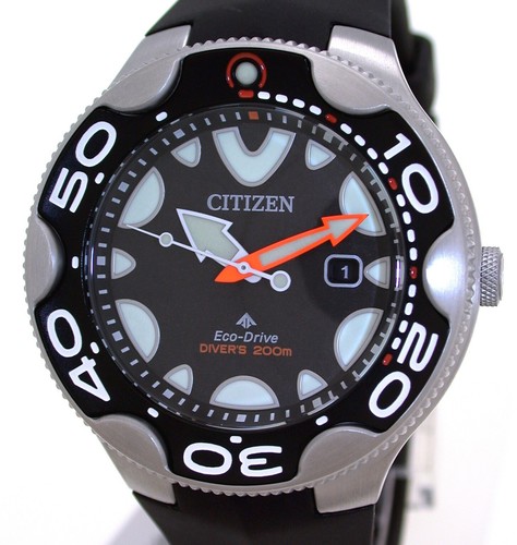 Citizen New Orca Eco-Drive Solar Diver's 200 46 mm Cult Diver Watch Bn0230-04E