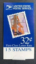 U.S. Stamps SC #BK274. Space Exploration 32¢ Booklet Sealed