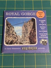 SAWYER'S Viewmaster  ROYAL GORGE  CENTRAL COLORADO 1950's Vintage BL1