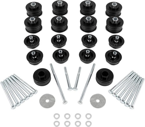 Body Mount Bushing Kit KF04060BK For Ford F250 F350 Super Duty 2008-2016 2WD 4WD - Picture 12 of 12