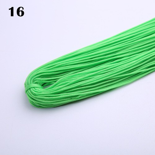 Hilo hágalo usted mismo Macrame Seda Satén Nailon Cable Trenzado Cuerda Fabricación de Joyería - Imagen 22 de 52