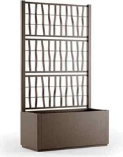 FIORIERE FIORIERA SEPARE CON SPALLIERA 80X36X140H TORTORA GIARDINO CASA 5 2025