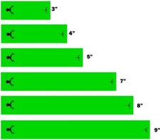 White Water Archery Solid Fluorescent Neon Whitetail Deer Silhouette Arrow Wraps