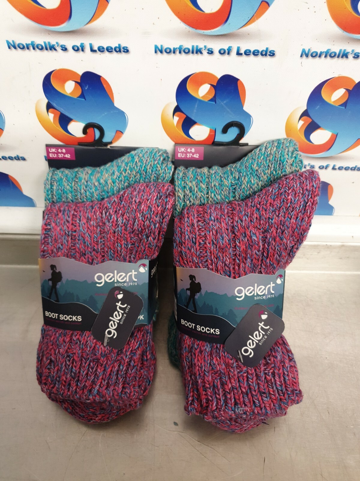 Walking Boot Sock 2 Pack Thermal Socks 