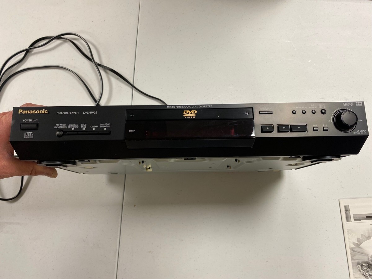完動品 美品 Panasonic DVD-RV32 DVD／CDプレーヤー PANASONIC DVD/CD Player Model DVD-RV32-High Speed Scan x200