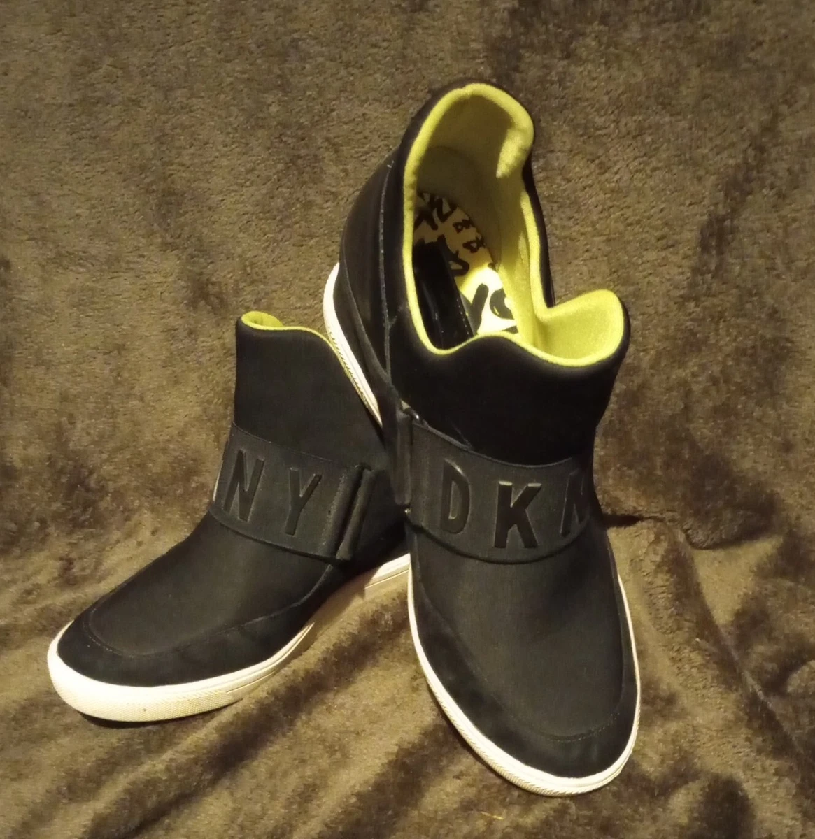 Dkny black shop shoes