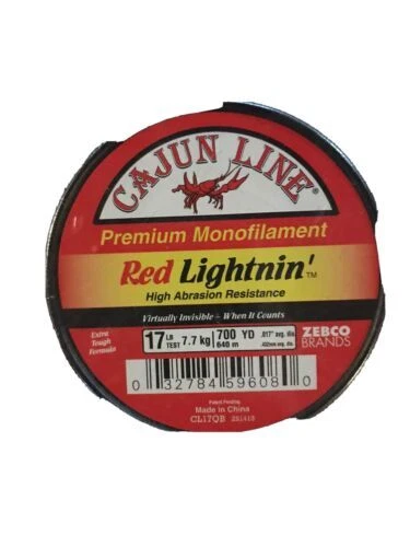 Cajun Line y líderes de Línea de pesca Carrete de 1/4 LB