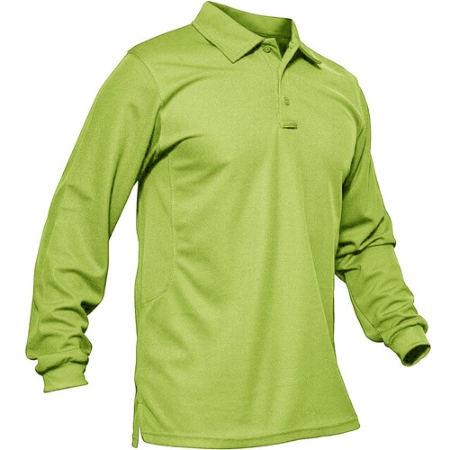 Camisas polo ateléticas de manga larga y corta para hombre de secado rápido equipo activo informal Top - Imagen 157 de 162