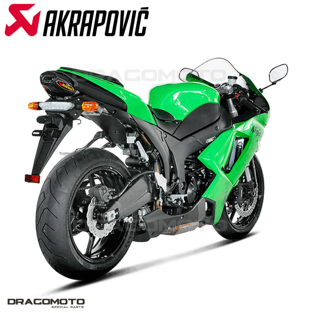 KAWASAKI ZX-6R 636 2007-2008 Exhaust AKRAPOVIC Titanium S-K6SO5-HACT