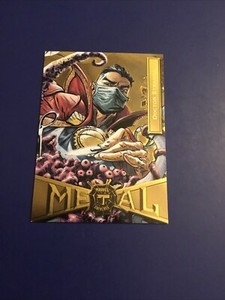 2021 Marvel Universe Skybox Metal Spider-man GOLD parallel Doctor Strange #23