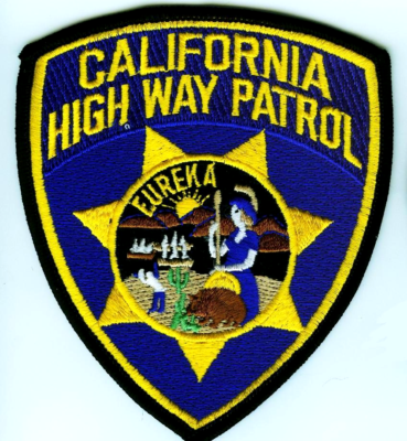 as seen on TV CHiPs MOVIE PROP iron-on 2-PC SET: CALIFORNIA