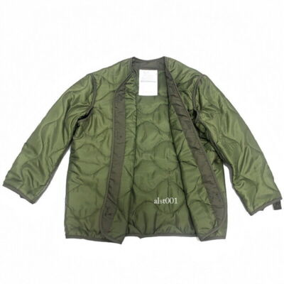 Mens Inner M65 Quilted Liner Jacket Retro Military Japanese Urban