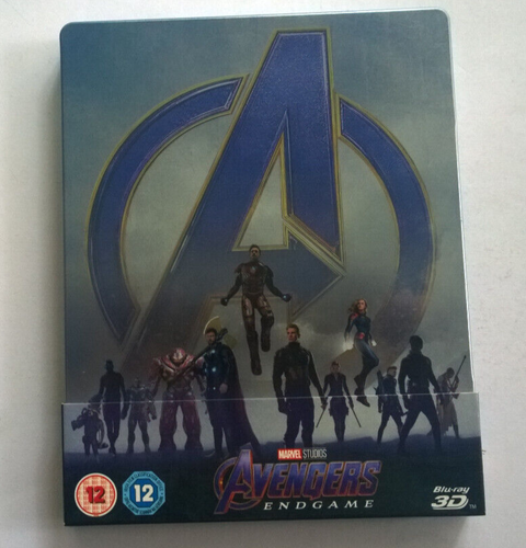 AVENGERS: ENDGAME STEELBOOK 3D VERY CLEAN BLU RAY AUSTRALIAN RELEASE π¦πΊ
