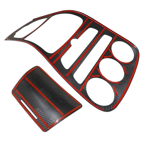 For 2014-2021 Mercedes C Class W205 Carbon Fiber Console Gear Shift Frame Trim - Picture 17 of 17