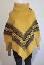 poncho for Ladies ..100 cotton handwoven made in Ecuador